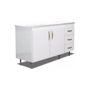 BAJO MESADA ARCO 140 BLANCO RICCHEZZE