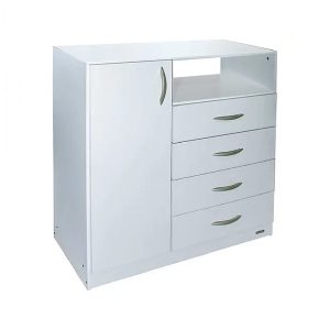 CHIFONIER 4 CAJ 1 PTA BLANCO VETA 9210 PLATINUM