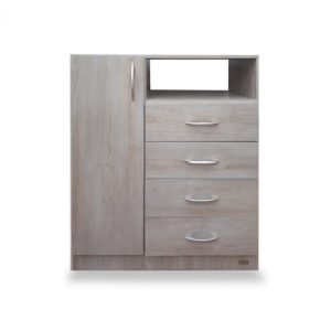 CHIFONIER 4 CAJ 1 PTA SAVANNA 92107 PLATINUM