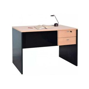 ESCRITORIO 100 NEGRO/HAYA 501 PLATINUM