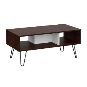 MESA CENTRO LIVING NORDICA WENGUE BLANCO MOSCONI