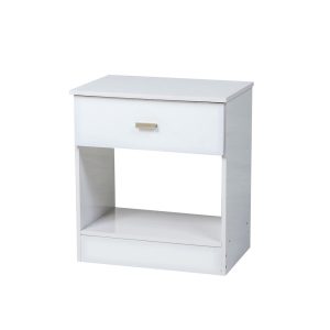 MESA DE LUZ ECOPACK 1 CAJON BLANCO RICCHEZZE