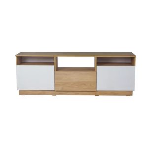 MESA TV 1,80MTS. MESINA HICHORY BLANCO RICCHEZZE