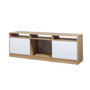 RACK TV 180 MESINA HICKORY/BLANCO RICCHEZZE