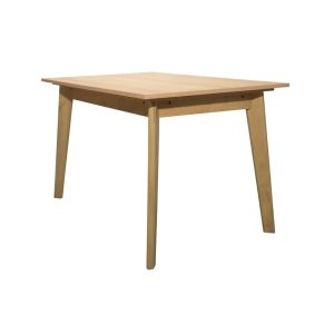 MESA COMEDOR 120 X 080 escandinava BCO/ROB MIEL 557 GACELA