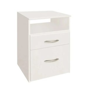 MESA DE LUZ 1 CAJ 1 PTA BLANCO VETA 96203 PLATINUM