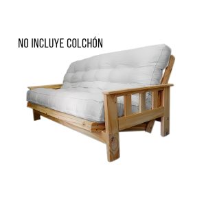 FUTON 3 CUERPOS RUSTICO MLB