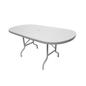MESA COMEDOR 240 X 090 PLASTICO GIBRALTAR DESMONTABLE MUN
