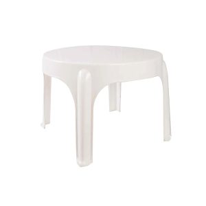 MESA PLASTICO AUXILIAR DE JARDIN POCKET BLANCA 40180QP