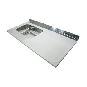 MESADA ACERO INOX 140X60 DH 52 SIMPLE IZQ 218 DHINOX