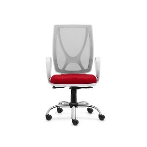SILLA ALMA BLANCA BASE BLANCA CON APOYABRAZOS PORTANTINO