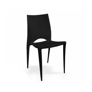 SILLA NAPOLI APILABLE NEGRA