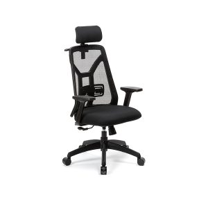 SILLA OFICINA TOKIO NEGRA CON A/BR Y A/CAB PORTANTINO