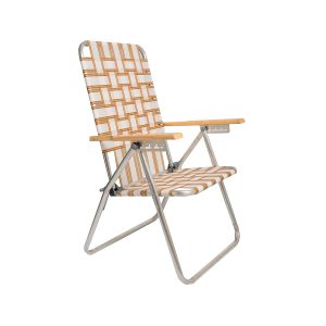 SILLON PLEGABLE 5 POSIC ALUMINIO REPOSERA CINTA